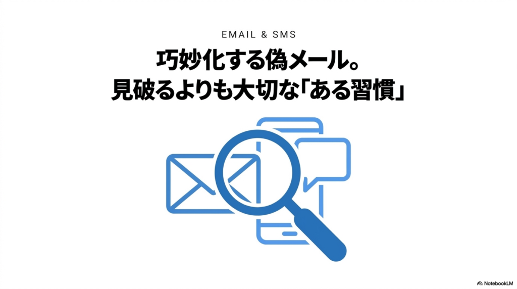 不審なメール・SMSへの対策