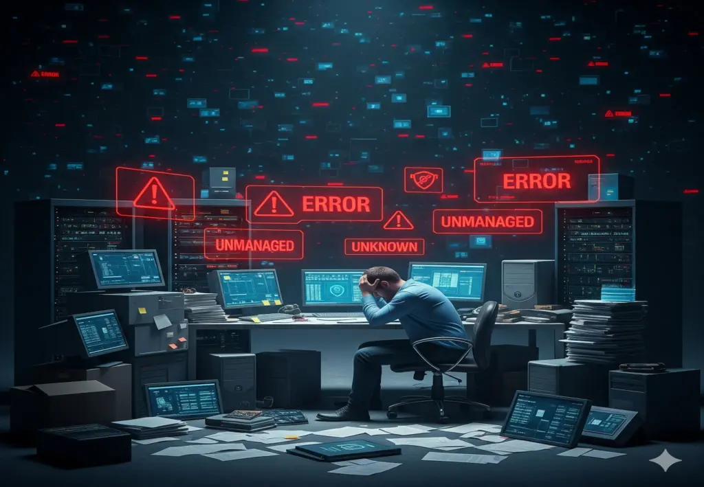 情報資産を把握していないために生じるリスク