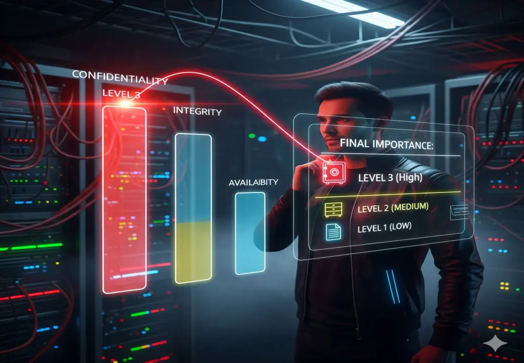 3段階の重要度判定ルールと算出方法